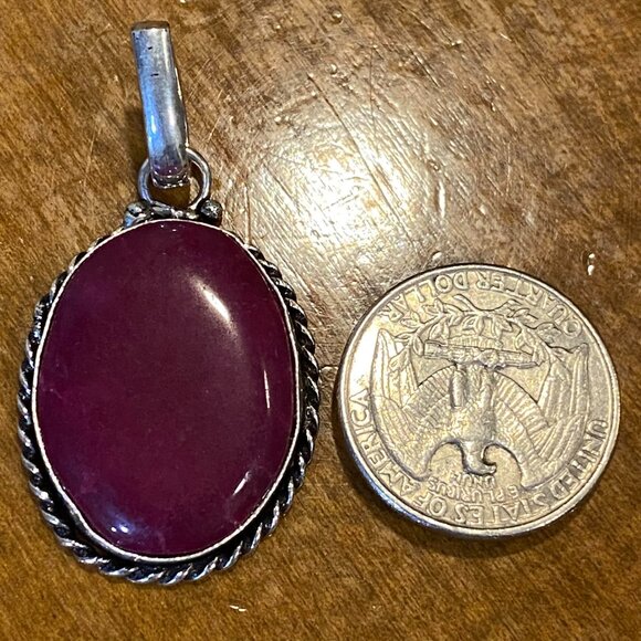 Stunning Natural Handmade Ruby Gemstone Pendant. - Picture 3 of 11